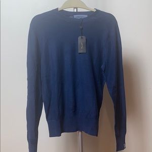 indigo blue sweater